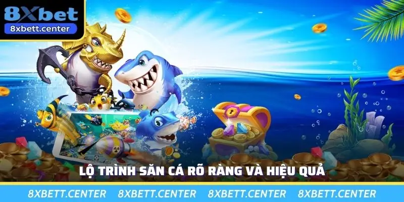 Lộ trình săn cá rõ ràng và hiệu quả